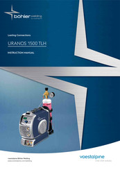 voestalpine bohler welding URANOS 1500 TLH Manual De Instrucciones