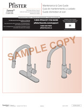 Pfister Zanna F-529-7ZN Guía De Mantenimiento Y Cuidado