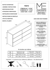 MARCKERIC LYON 15212 Instrucciones De Montaje