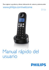 Philips D126 Manual Rápido Del Usuario