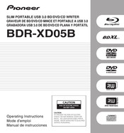 Pioneer BDR-XD05B Manual De Instrucciones