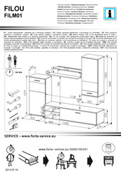 Forte FILOU FILM01 Instrucciones De Montaje