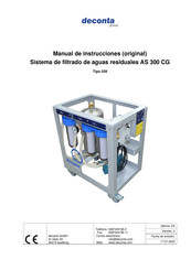 deconta AS 300 CG Manual De Instrucciones Original