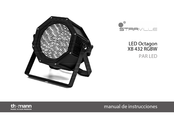 thomann STAIRVILLE LED Octagon XB 432 RGBW Manual De Instrucciones
