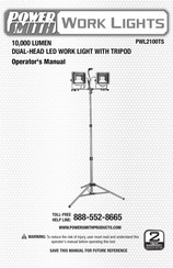 PowerSmith PWL2100TS Manual Del Operario