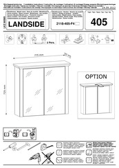 trendteam LANDSIDE 2118-405-F4 Instrucciones De Montaje