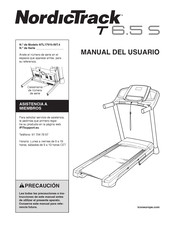 NordicTrack T 6.5 S Manual Del Usuario