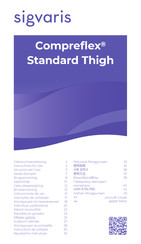 SIGVARIS Compreflex Standard Thigh Manual De Instrucciones