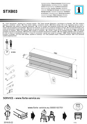 Forte STXB03 Instrucciones De Montaje