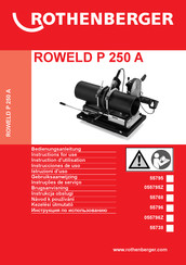 Rothenberger 055796Z Instrucciones De Uso