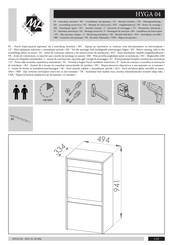 ML MEBLE HYGA 04 Instrucciones De Montaje