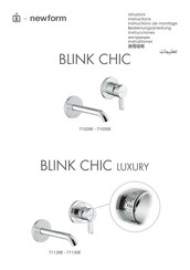 newform BLINK CHIC luxury 71130E Instrucciones