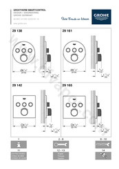 Grohe GROHTHERM SMARTCONTROL 29 165LS0 Instrucciones De Instalación