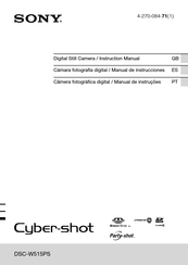 Sony Cyber-shot DSC-W515PS Manual De Instrucciones