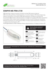 CP Electronics EBMPIR-MB-PRM-LT30 Instrucciones