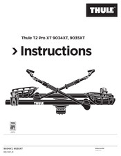 Thule T2 Pro XT 9034XT Manual Del Usuario