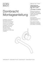 Dornbracht 36 860 662-FF 0010 Instrucciones De Montaje