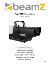 Beamz Rage 1000 SNOW Manual De Instrucciones