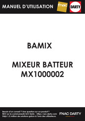 Bamix Single Mixer MAXX Manual Del Usuario