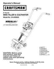 Craftsman INCREDI-PULL 316.29262 Manual Del Usuario