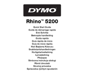 Dymo Rhino 5200 Guia De Inicio Rapido
