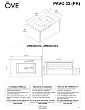 OVE PAVO 32 Manual De Instalación