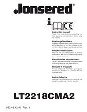 Jonsered LT2218CMA2 Manual De Las Instrucciones