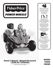 Fisher-Price Power Wheels CBK89 Manual Del Usuario