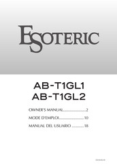 Esoteric AB-T1GL1 Manual Del Usuario