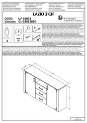 Forma Ideale LAZIO 3K3F Instrucciones De Montaje