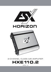 ESX HORIZON HXE110.2 Manual De Uso