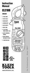 Klein Tools CL2100 Manual De Instrucciones