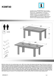 Forte KSMT40 Instrucciones De Montaje