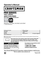 Craftsman 17BSDALB099 Manual Del Operador