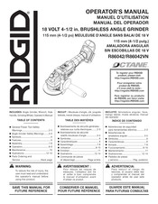 RIDGID R86042VN Manual Del Operador