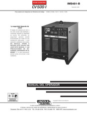 Lincoln Electric K1347 Manual Del Operador