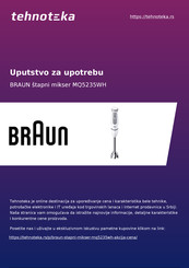 Braun MultiQuick 5 Vario MQ 5235 WH Manual