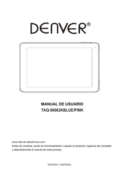 Denver TAQ-90062KBLUE Manual De Usuario