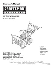 Craftsman professional 31AH9J6I799 Manual Del Operador