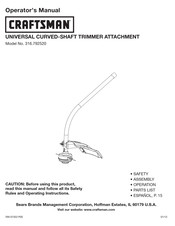 Craftsman 316.792520 Manual Del Operador