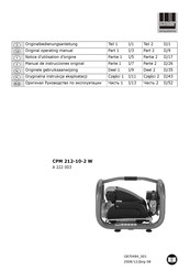 Schneider Airsystems CPM 212-10-2 W Manual De Instrucciones Original