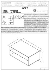 BUT BERT UP 00713 Instrucciones De Montaje