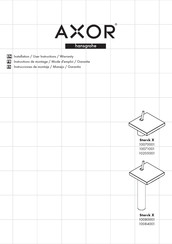 Hansgrohe AXOR Starck X 10084001 Instrucciones De Montaje / Manejo / Garantía