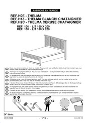 Gami THELMA CERUSE CHATAIGNIER H2C Manual De Instrucciones