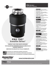 InSinkErator 79355-ISE Evolution Pro 750 Manual Del Usuario