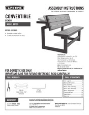 Lifetime 60139 Instrucciones De Montaje
