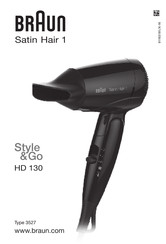 Braun Style & Go HD 130 Manual De Instrucciones