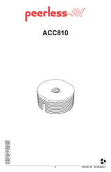 peerless-AV ACC810 Manual De Instrucciones