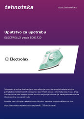 Electrolux EDB1720 Manual Del Usuario