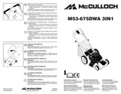 McCulloch M53-675DWA 3IN1 Manual De Instrucciones